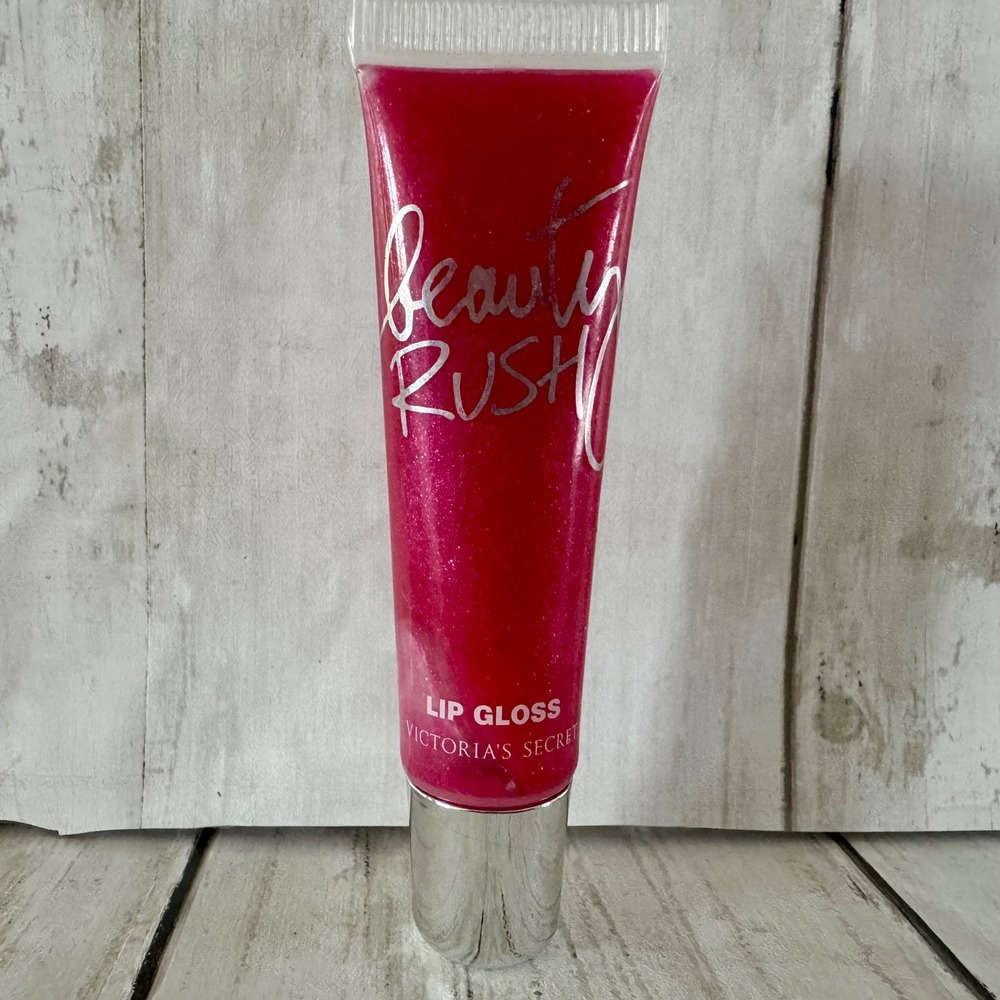 Victoria's Secret Pinked Lemonade Beauty Rush Lip Gloss Shimmer 0.46 oz 13g